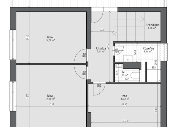 Rodinný dom v centre Dubnice nad Váhom, pozemok 583 m2