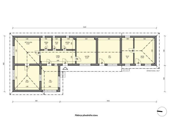 Rodinný dom v pôvodnom stave, Soblahov, pozemok 1558 m2