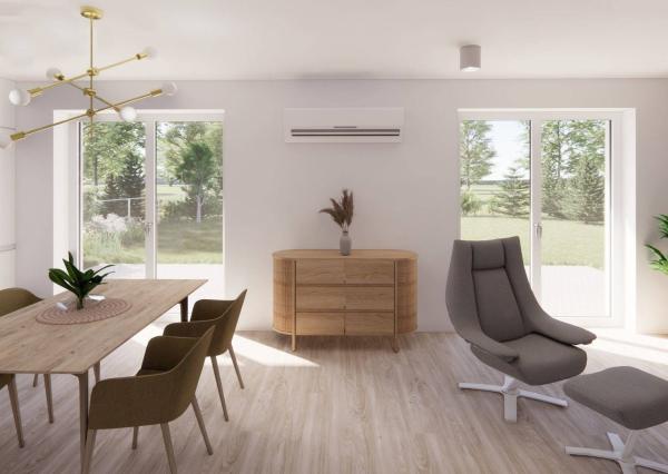 SKVELÁ CENA! NOVOSTAVBA 100 M2 BUNGALOV 4+1 *TYP 1* S POTOKOM, PRAŠNÍK