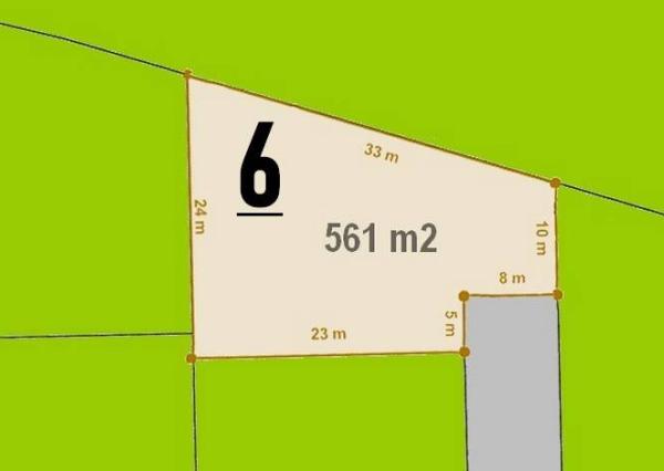 STAVEBNÝ POZEMOK 561 M² BOROVCE *VIDEO* /ELEKTRINA, VODA, KANALIZÁCIA/