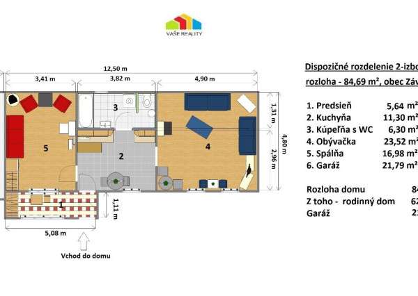 Útulný rodinný dom s garážou a krbom v pokojnej obci Závod – len 45 km