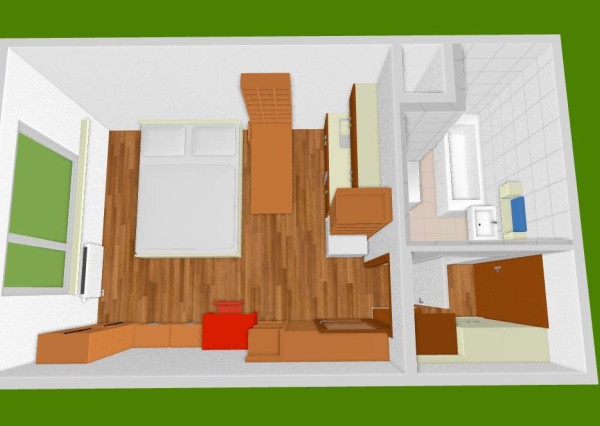 Na prenájom garsónka, 20 m², Šándorova, Ružinov od 1.5.2026