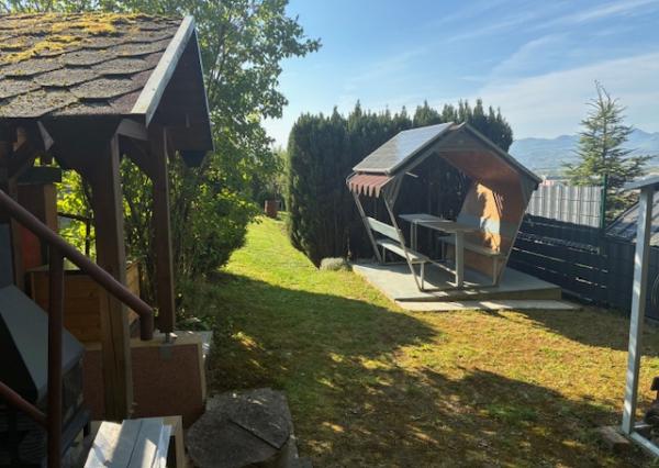 Na predaj murovaná záhradná Chata Ilava, pozemok 385 m2