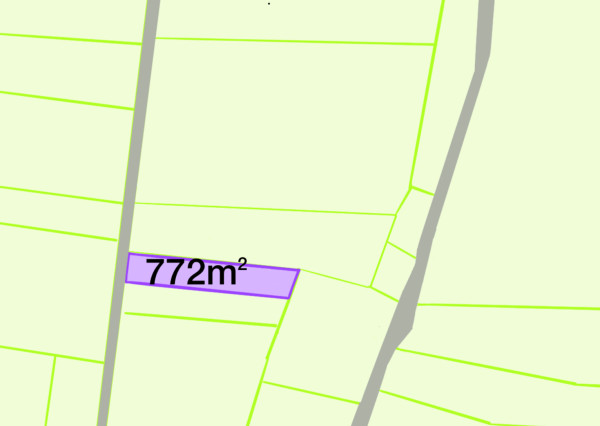 Na predaj Stavebný pozemok Pravenec, 772 m2