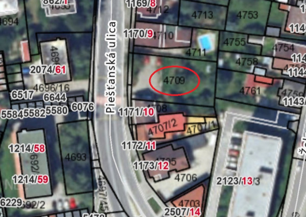 ** EXKLUZÍVNE ** Na predaj stavebný pozemok o výmere 678 m2 - ul. Piešťanská - Nové Mesto n/V