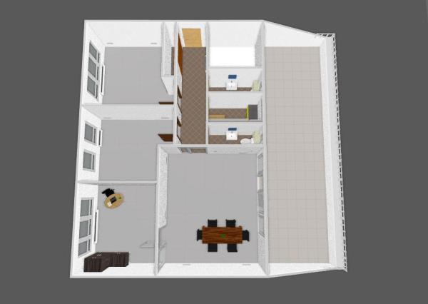 Reprezentatívne administratívne priestory s terasou, Dunajská ul. 124 m², od 08/2026