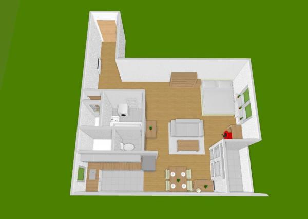 Na prenájom krásny a veľký 1-izbový byt s balkónom, 48 m², Agátová ul. Dúbravka, voľný od 15.8.2026