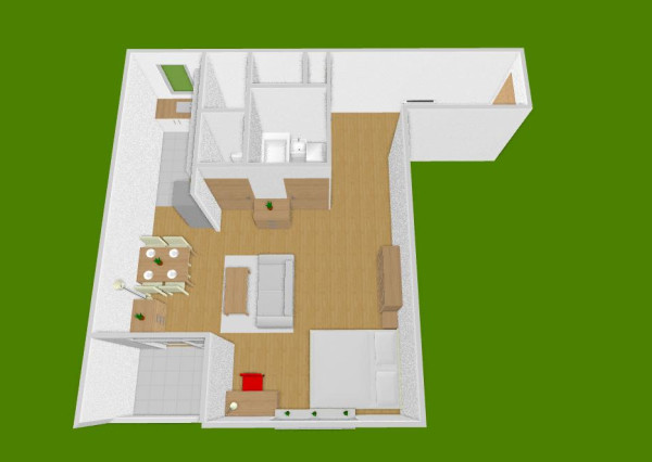 Na prenájom krásny a veľký 1-izbový byt s balkónom, 48 m², Agátová ul. Dúbravka, voľný ihneď