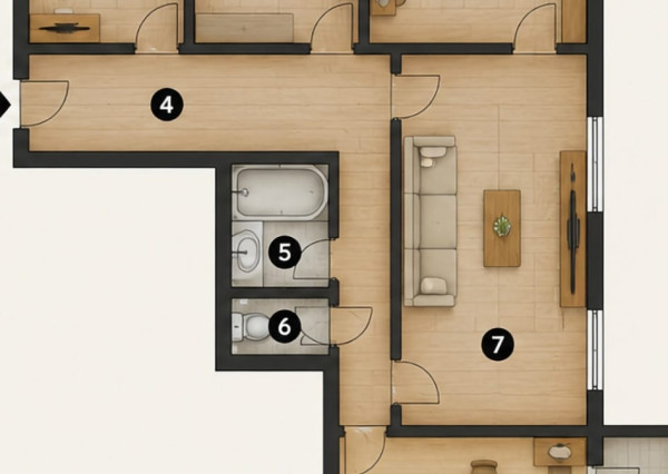 4-IZBOVÝ BYT 87 m² | TRENČIANSKE TEPLICE | VÝBORNÁ LOKALITA | PONÚKNITE CENU