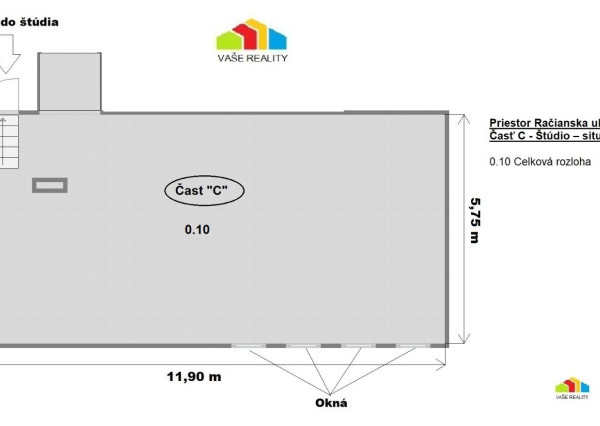 Na prenájom krásne kancelárie, 14 – 156 m², Račianska ul.,ihneď voľné
