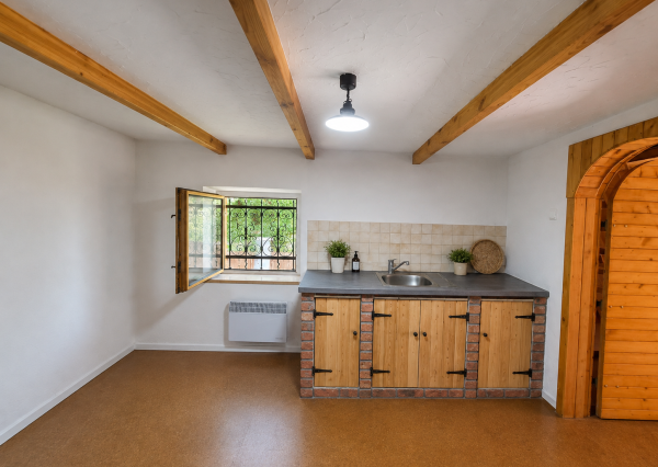 Víkendová chalupa Mikušovce, pozemok 281m2