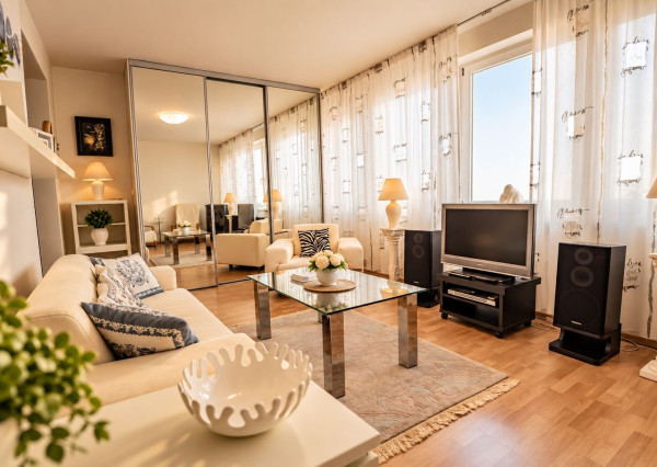 Na prenájom priestranný 3-izbový byt s lodžiou, 101 m², nádherný výhľad na Bratislavu,Zadunajská cesta, Petržalka, od 10/2026