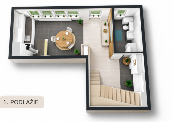 Mezonet v srdci Horského parku, 141 m², priestor, svetlo a nadštandardný pocit domova