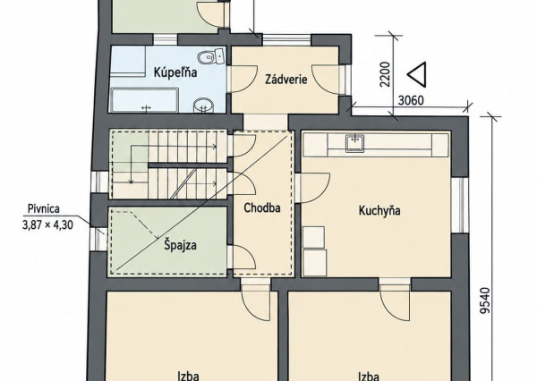 Dva rodinné domy,  na pozemku 763 m² – Horná Breznica