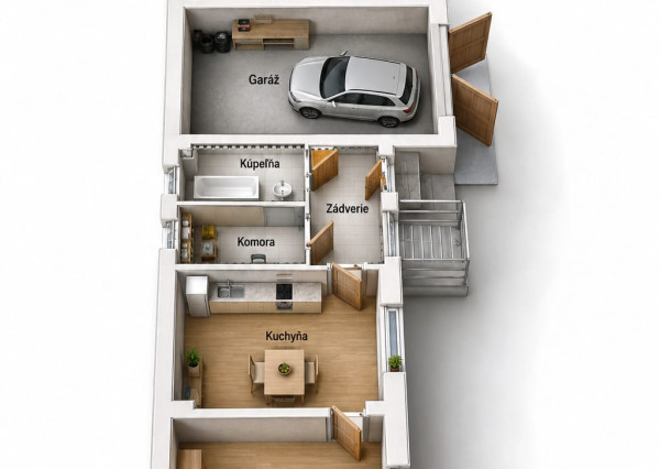 Dva rodinné domy,  na pozemku 763 m² – Horná Breznica