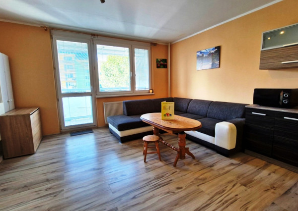 ** Na predaj priestranná garsónka 34 m² s veľkým balkónom 4,5 m² - Nové Mesto nad Váhom **