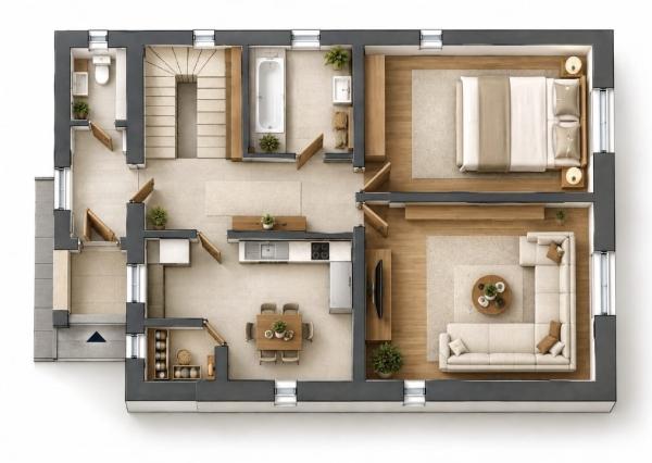 DOM S POTENCIÁLOM A VEĽKOU ZÁHRADOU – PREJTA, POZEMOK 1 050 m²