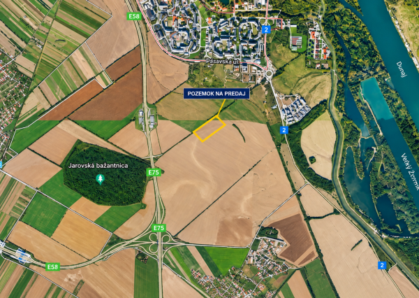 Na predaj pozemok 1 600 m², Bratislava – Petržalka, Janíkovské pole, Dohoda na cene možná