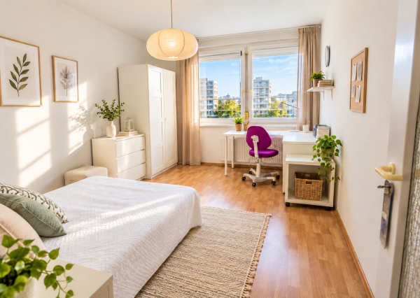 Na prenájom priestranný 3-izbový byt s lodžiou, 101 m², nádherný výhľad na Bratislavu,Zadunajská cesta, Petržalka, od 10/2026