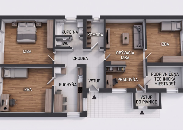 NOVINKA V PONUKE! Rodinný dom s veľkorysým pozemkom 923 m², garážou – DUBOVANY