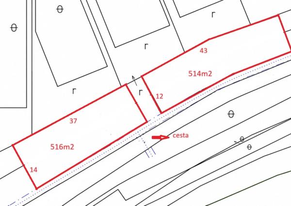 STAVEBNÝ POZEMOK 514 m² – RATNOVCE, LEN KÚSOK OD PIEŠŤAN