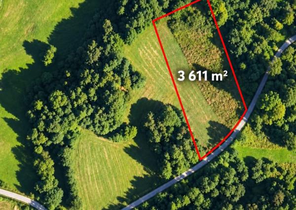Pozemok 3611m2 v obci Zubák , okres Púchov