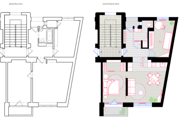 Výnimočný 3 izbový byt, história a luxus v úplnom centre mesta Nitra