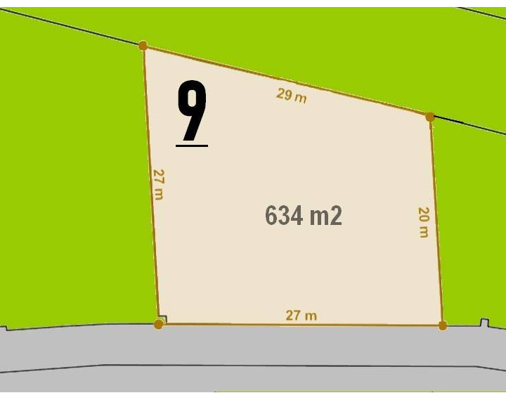 PREDAJ STAVEBNÝ POZEMOK 634 M² BOROVCE /VODA, ELEKTRINA, KANALIZÁCIA/