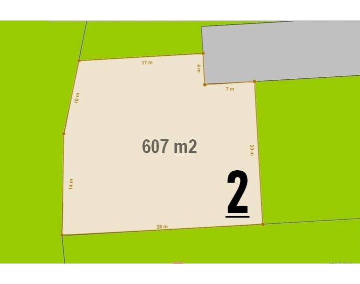 PREDAJ STAVEBNÝ POZEMOK 607 M² BOROVCE /VODA, ELEKTRINA, KANALIZÁCIA/