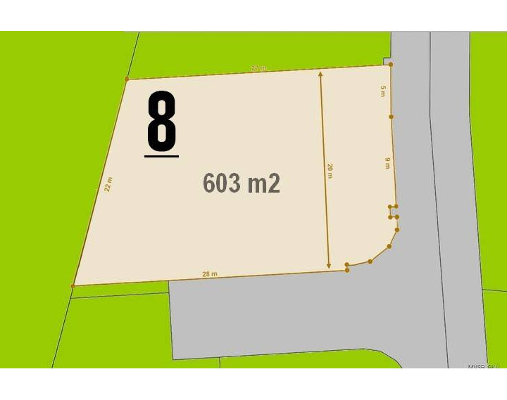 PREDAJ STAVEBNÝ POZEMOK 603 M² BOROVCE /VODA, ELEKTRINA, KANALIZÁCIA/