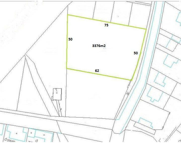Pozemok 3376m2, na výstavbu rodinných domov - Ratnovce