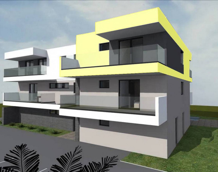 NOVOSTAVBA ! Dvojizbový byt 59 m2 s výhľadom na more ZADAR, Novalja