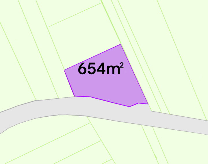 Stavebný pozemok Nitrianske Pravno, 654 m2, všetky IS