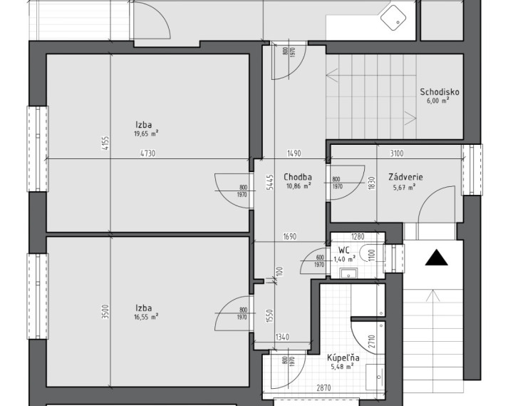 Rodinný dom v centre Dubnice nad Váhom, pozemok 583 m2