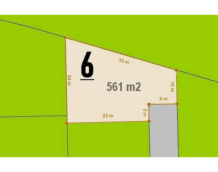 STAVEBNÝ POZEMOK 561 M² BOROVCE *VIDEO* /ELEKTRINA, VODA, KANALIZÁCIA/