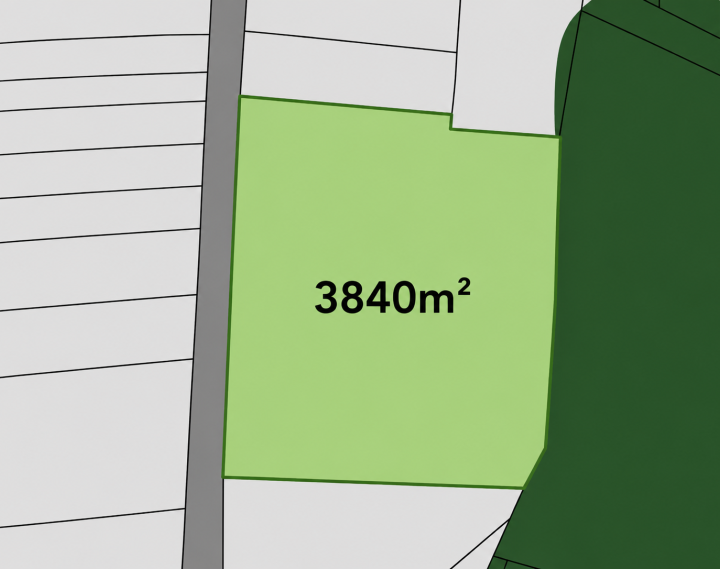 Predám Pozemok Nováky, 3840 m2