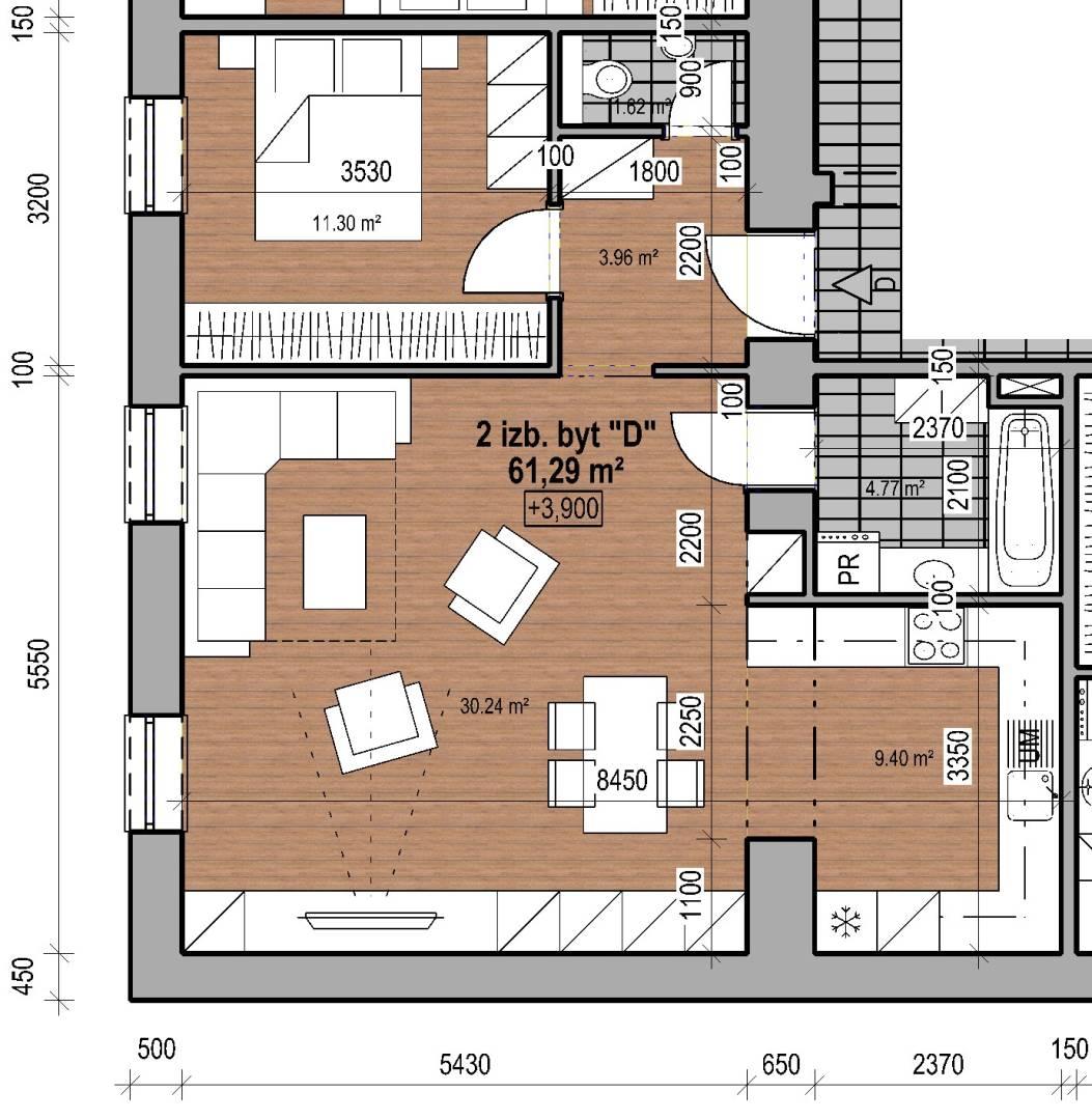 Predám 2 izbový byt ILAVA,STRED