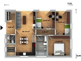 Rodinný dom na pozemku 650 m2, Púchov