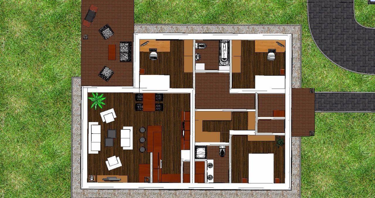 EXKLUZÍVNE*** Rodinný dom Košeca, NOVOSTAVBA NA KĽÚČ - pozemok 600 m2