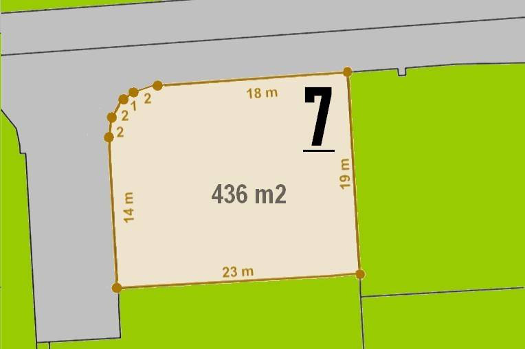 *REZERVOVANÉ* STAVEBNÝ POZEMOK 436 M² BOROVCE /VODA, ELEKTRINA, KANAL.