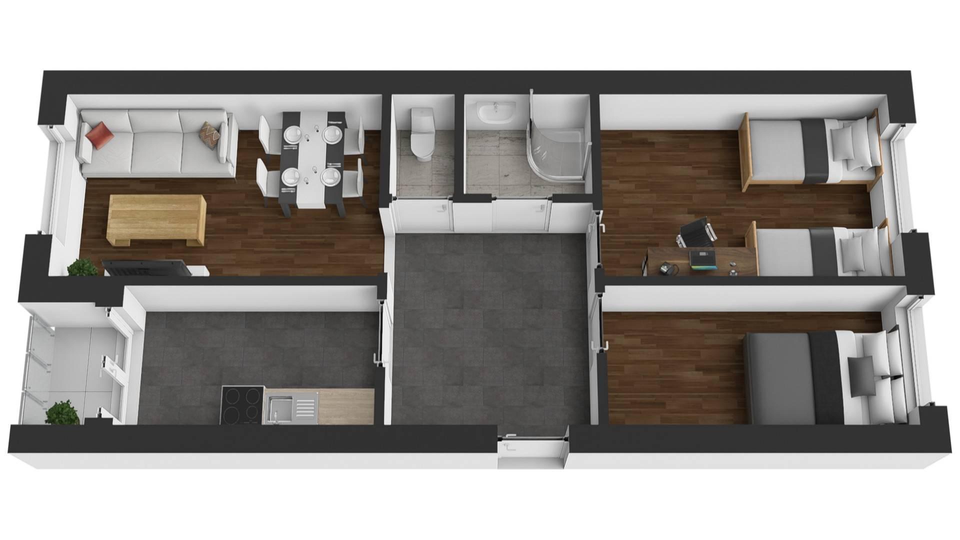 Na predaj vkusne zrekonštruovaný 3-izbový byt v Ilave – Kukučínova uli