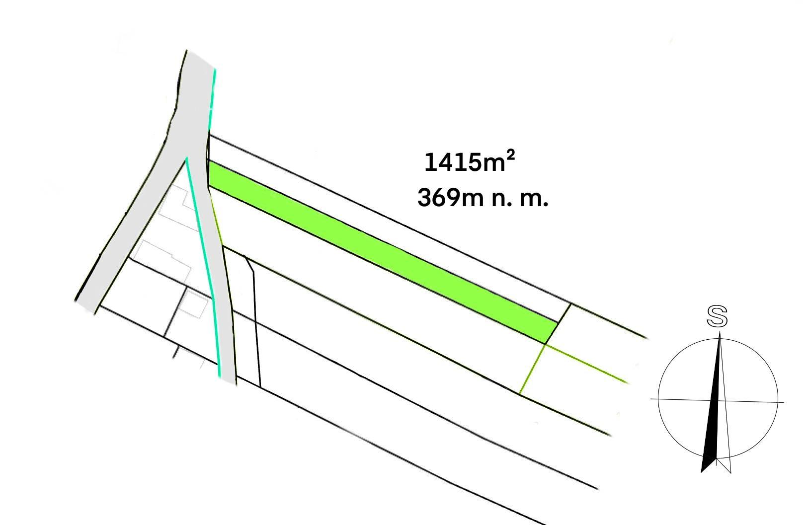 Stavebný Pozemok Považská Bystrica, PRAZNOV, 1415 m2 