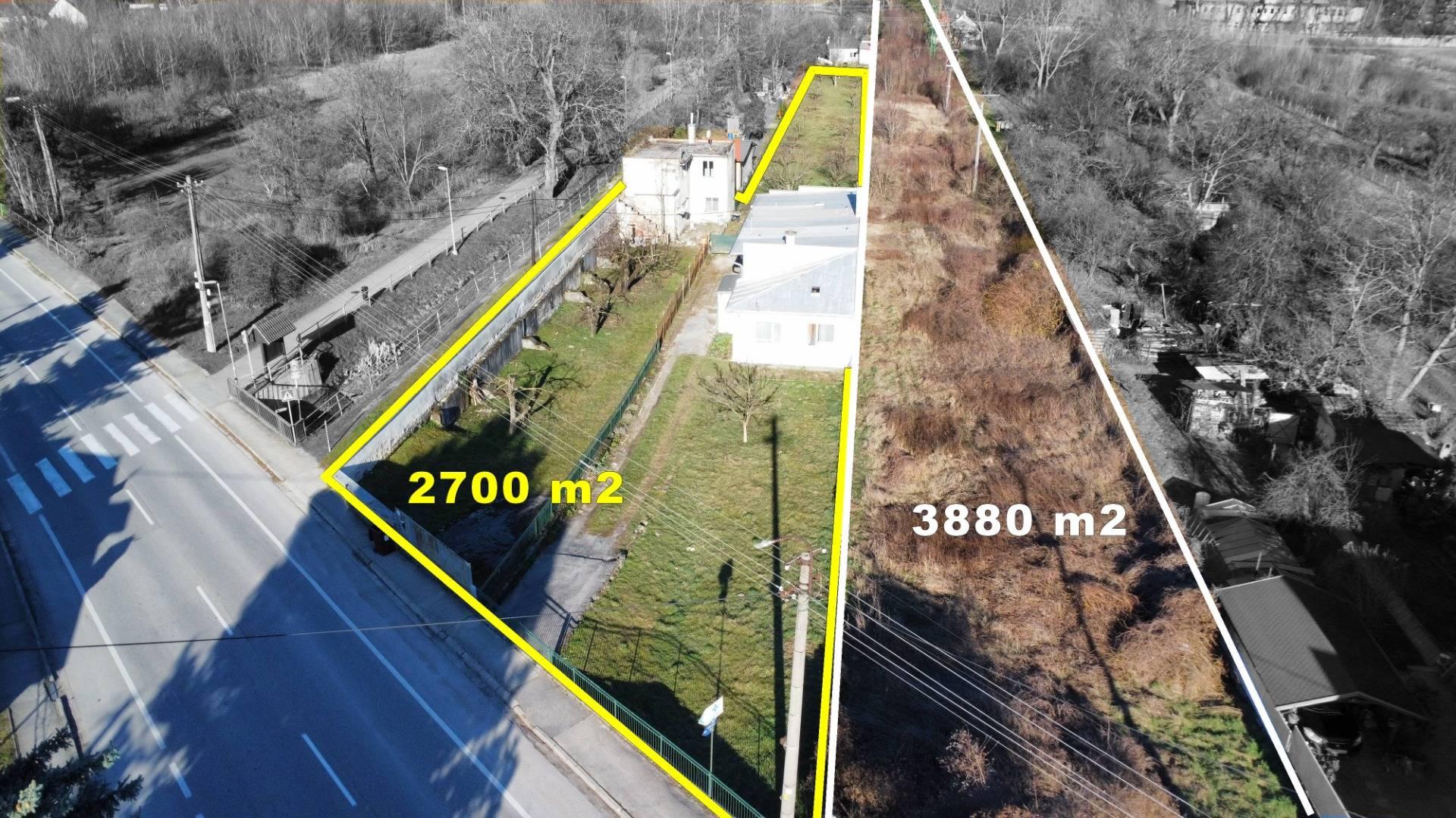 Stavebný pozemok 2700 m2 resp. 6580 m2 pri kúpeľnom ostrove Piešťany