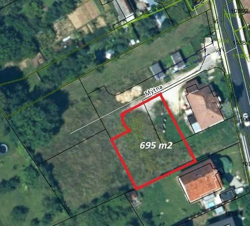 Stavebný pozemok o výmere 695 m2 v súkromnej štvrti - Stará Turá