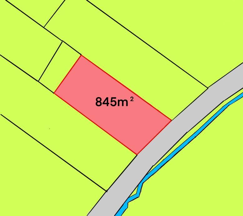 Predám Stavebný pozemok Čereňany, 845 m2