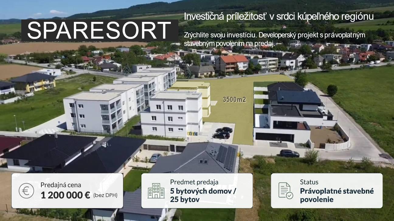 SPARESORT PIEŠŤANY - Investičná príležitosť v srdci kúpeľov