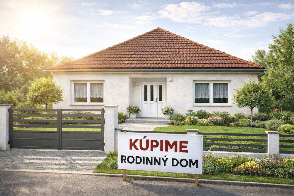 Kúpa starší rodinný dom pri Nitre