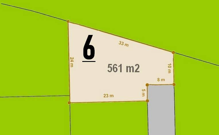 STAVEBNÝ POZEMOK 561 M² BOROVCE *VIDEO* /ELEKTRINA, VODA, KANALIZÁCIA/
