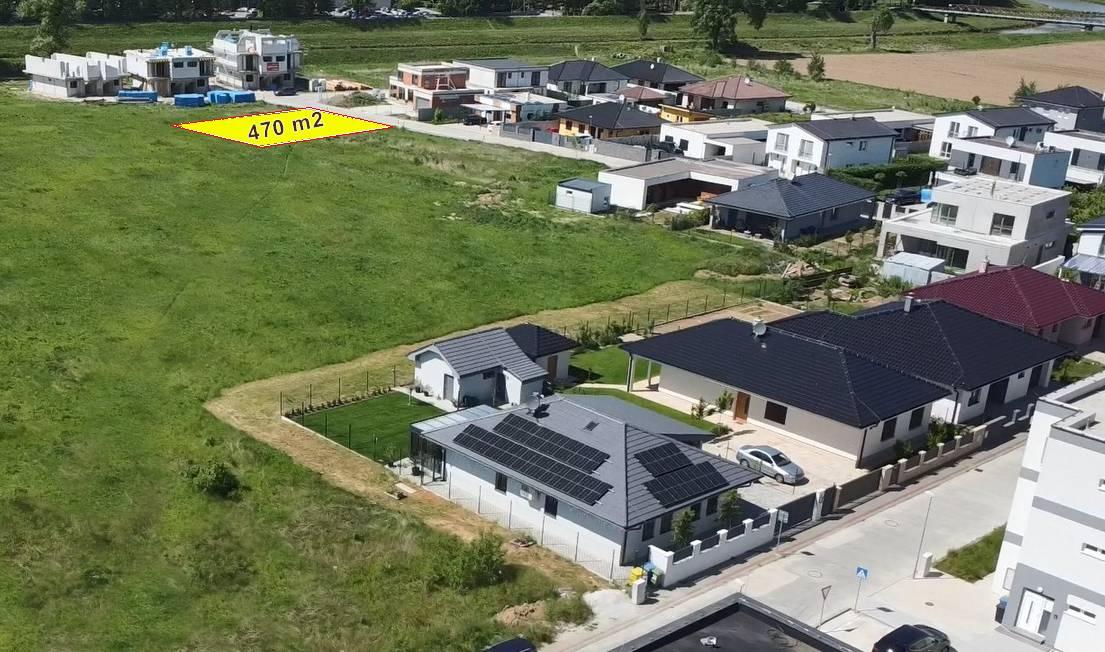 Stavebný pozemok v obci Banka pri Piešťanoch – 470 m²