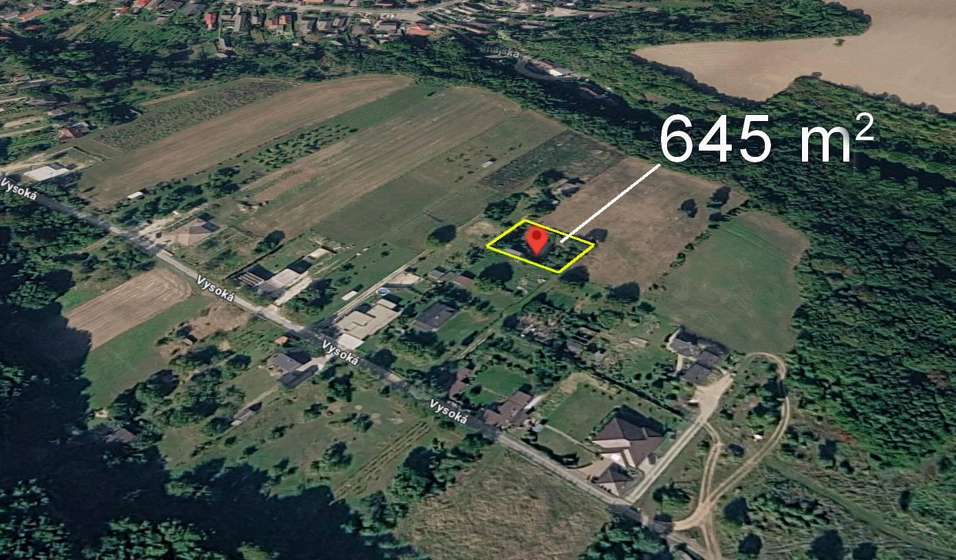 Pozemok s chatkou a nádherným výhľadom v Sokolovciach | 645 m² | elektrina | pokoj a príroda